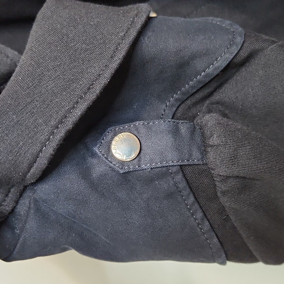 Burberry Girls Black Cotton Jacket, Size 4 ~ EUC - Picture 5 of 10